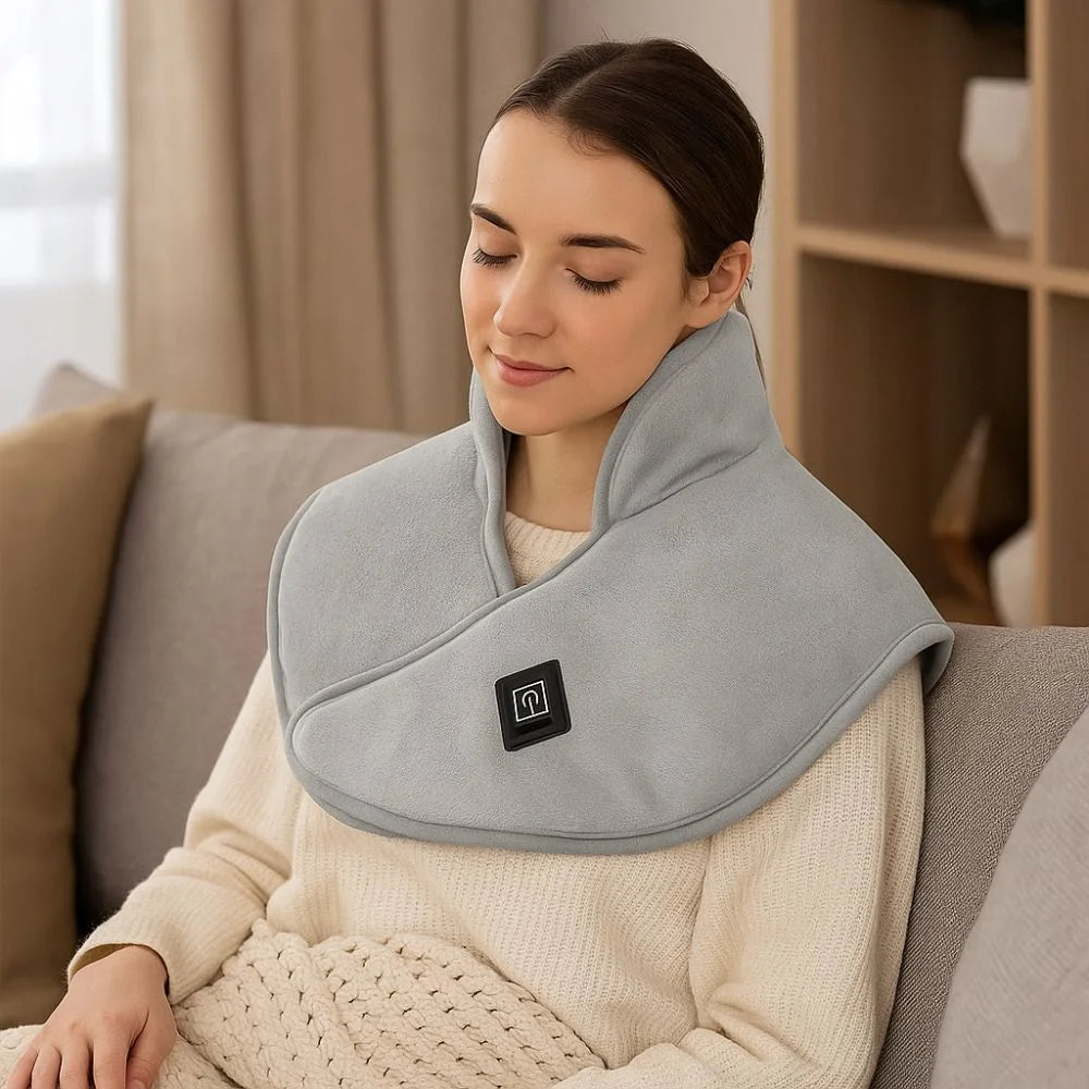 Heating Pad Soft Comfortable Heating Shoulder Pad Three Gear Large Area Heating Neck Wrap Warm USB Powered Thermal Mat Office