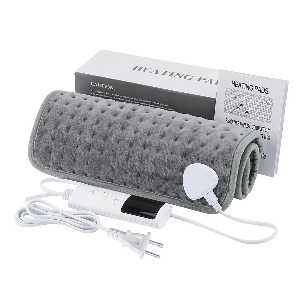 30*59cm Electric Heating Pad Waterproof Winter Heater Abdomen Shoulder Back Pain Relief Physiotherapy Blanket Warm Mat Sofa Bed