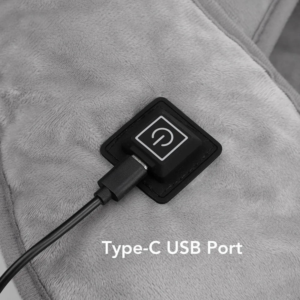 Heating Pad Soft Comfortable Heating Shoulder Pad Three Gear Large Area Heating Neck Wrap Warm USB Powered Thermal Mat Office