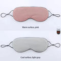 Sleeping Eye Mask Korean Style Ice Silk Warm And Cool Dual Use Adjustable Travel Light Blocking Breathable Eye Mask