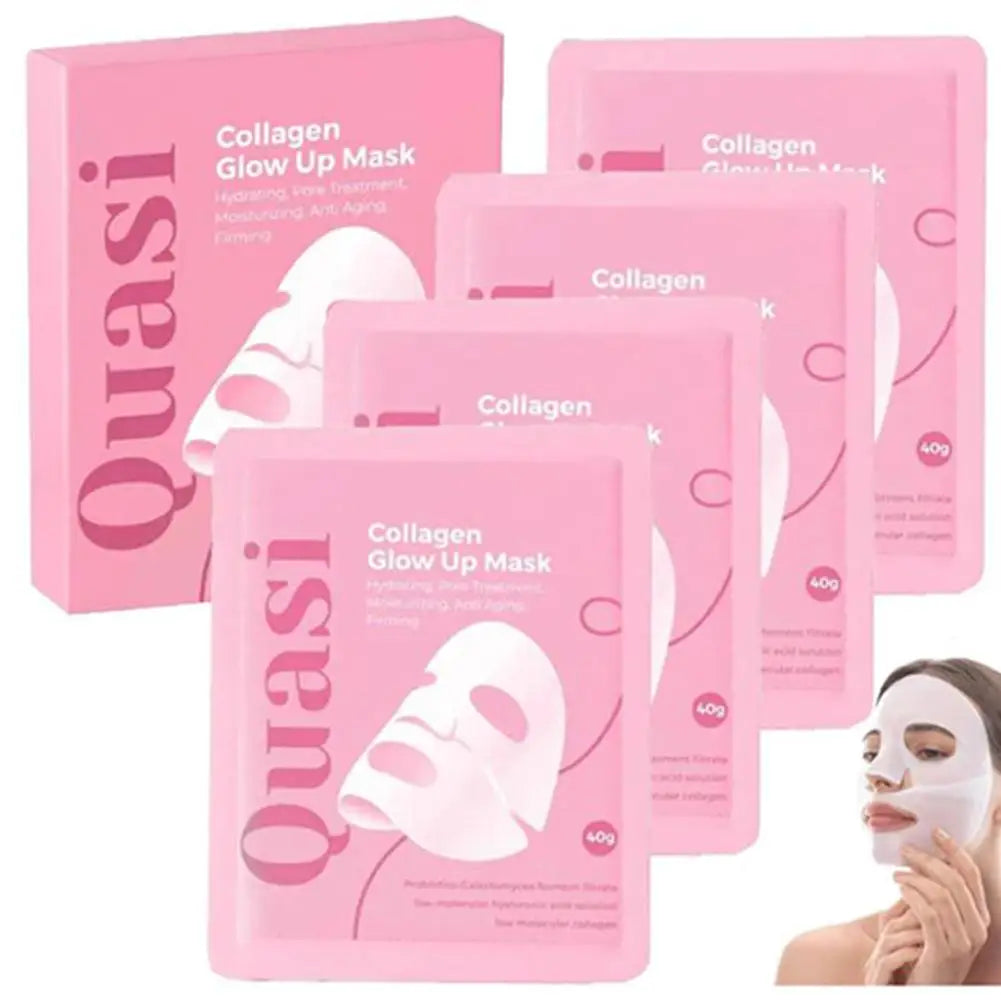 Korean Bio Collagen Overnight Face Mask Deep Hydrating Firming Brightening Moisturizing Pore Care Fine Line Beauty Skincare