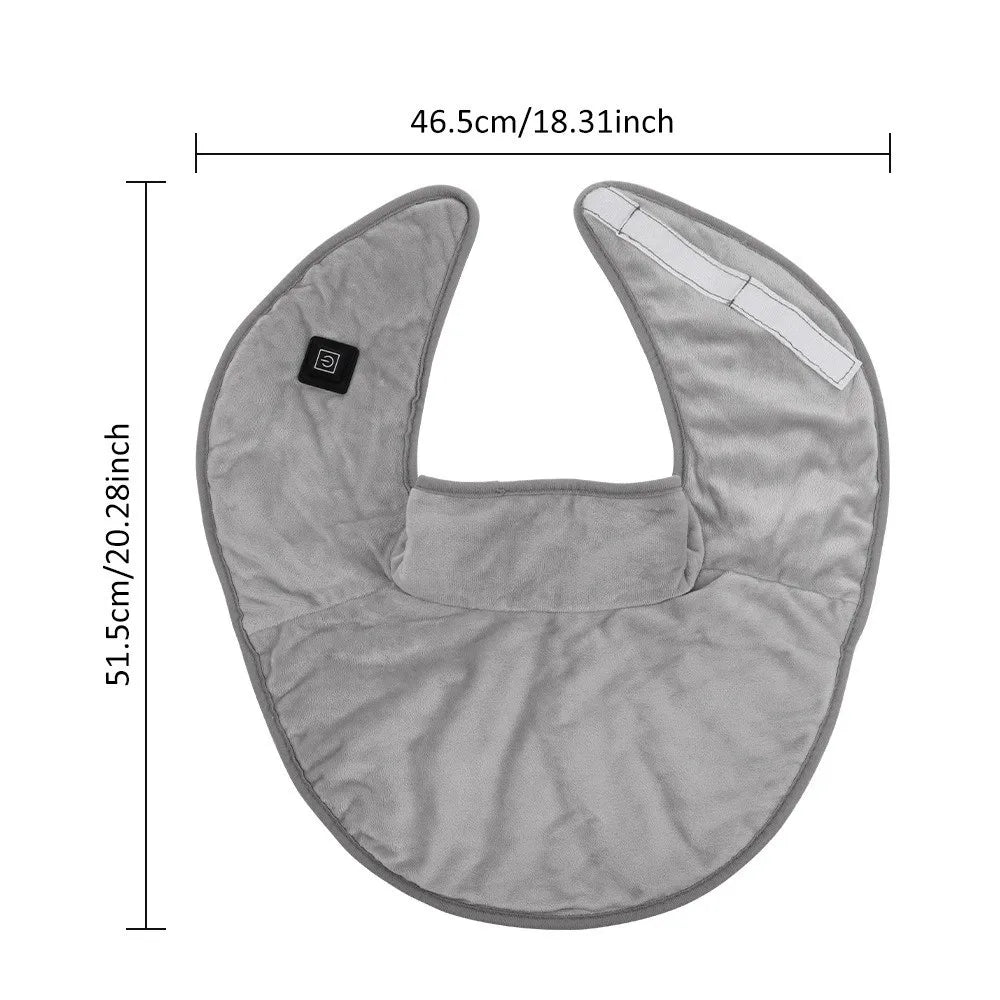Heating Pad Soft Comfortable Heating Shoulder Pad Three Gear Large Area Heating Neck Wrap Warm USB Powered Thermal Mat Office